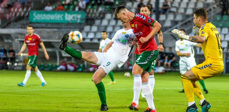 Zagłębie Sosnowiec - Warta Poznań 0:2. Łukasz Spławski