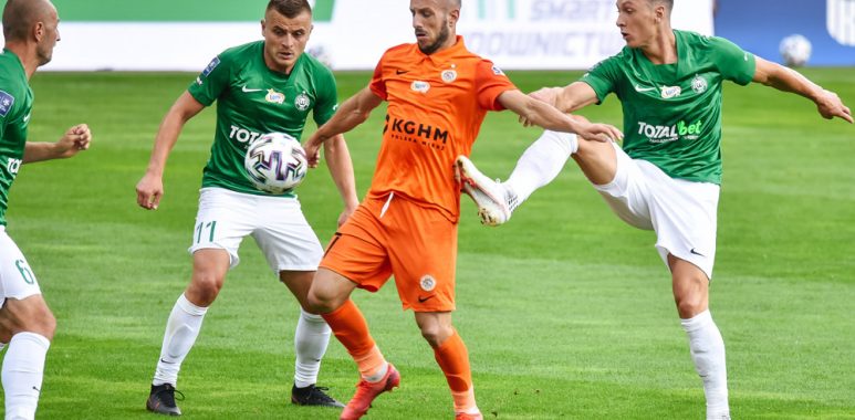 Zagłębie Lubin - Warta Poznań. Mateusz Kupczak i Michał Jakóbowski