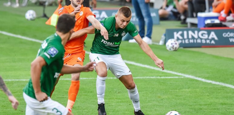 Zagłębie Lubin - Warta Poznań. Michał Jakóbowski