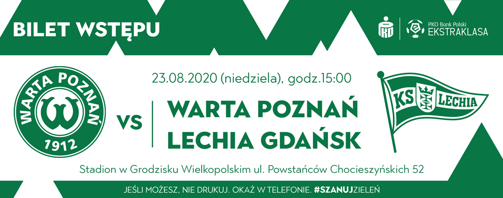Kup bilet na mecz Warta Poznań - Lechia Gdańsk