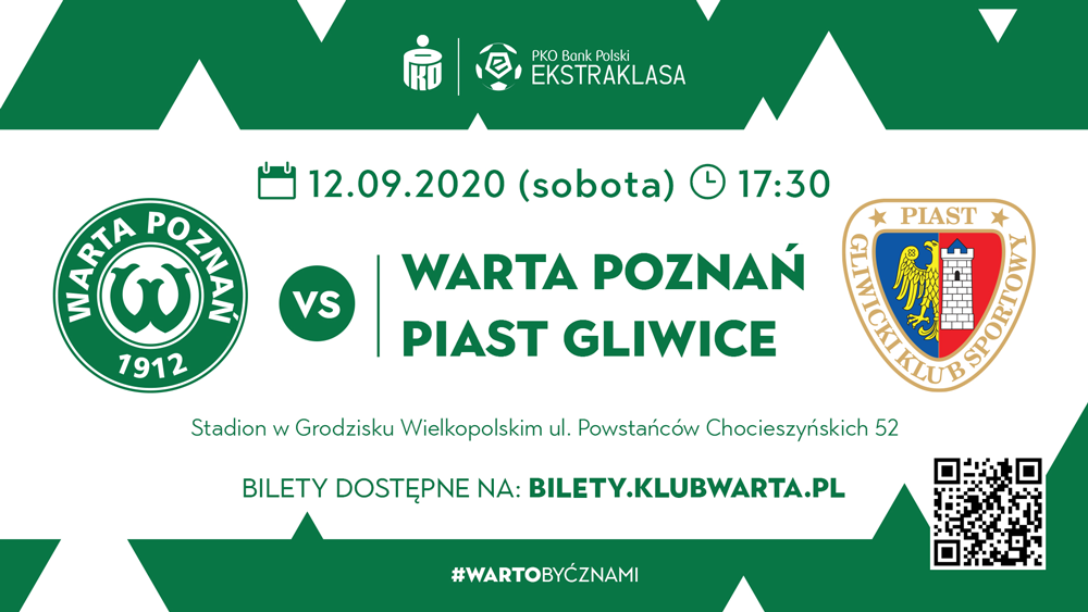 Bilet na mecz Warta Poznań - Piast Gliwice