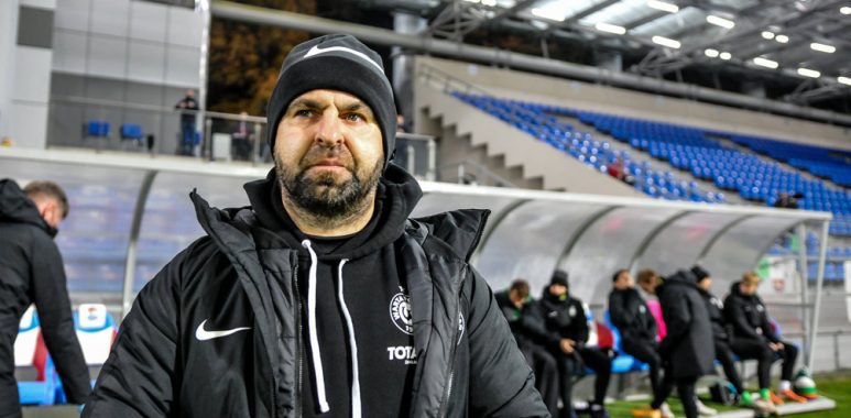 Sokół Ostróda - Warta Poznań 1:3 w Pucharze Polski. Trener Piotr Tworek