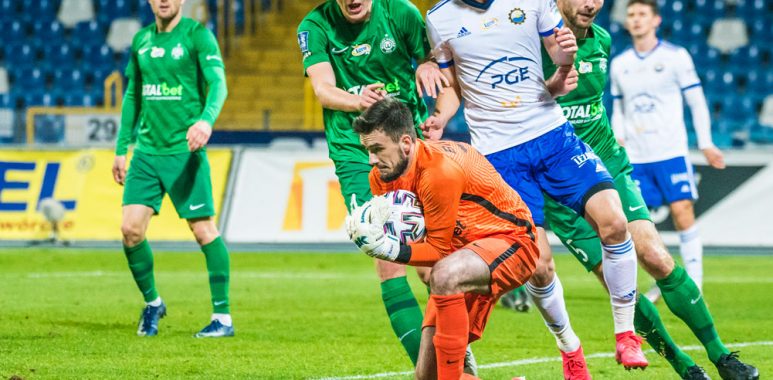 Stal Mielec - Warta Poznań 0:1. Bartosz Kieliba, Robert Ivanov, Daniel Bielica