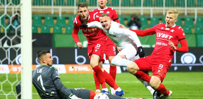 Warta Poznań - Wisła Kraków 2:1. Mateusz Kuzimski
