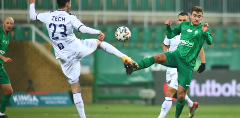 Warta Poznań - Pogoń Szczecin 1:2. Mateusz Czyżycki