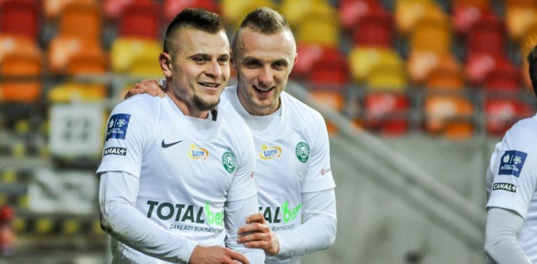 Jagiellonia Białystok - Warta Poznań. Michał Jakóbowski i Jan Grzesik