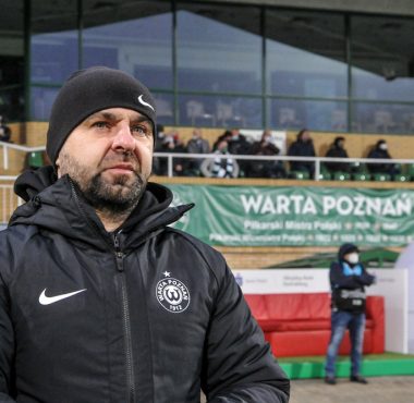 Warta Poznań - Pogoń Szczecin 1:2. Trener Piotr Tworek