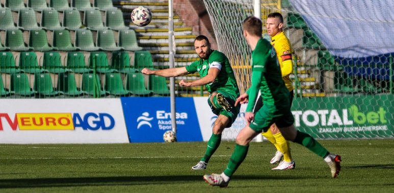 Bartosz Kieliba w sparingu Warta Poznań - Widzew Łódź