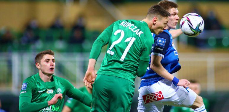 Warta Poznań - Lech Poznań 1:2. Mateusz Kupczak i Aleks Ławniczak
