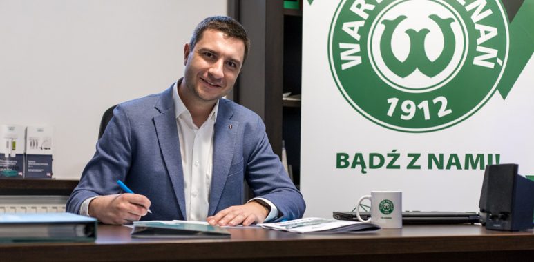 Bartosz Kaczmarek, prezes SoftWater. SoftWater sponsorem Warty Poznań