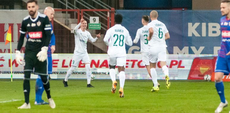 Piast Gliwice - Warta Poznań 0:1. Mateusz Kuzimski