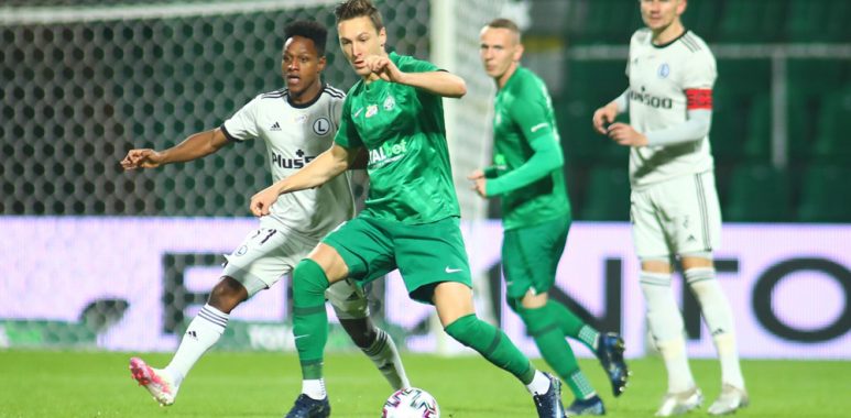 Warta Poznań - Legia Warszawa. Mateusz Kupczak