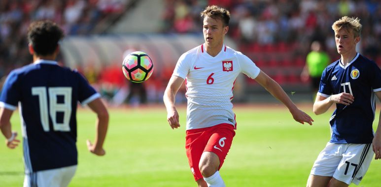 Maciej Żurawski z Warty Poznań w młodzieżowej reprezentacji Polski
