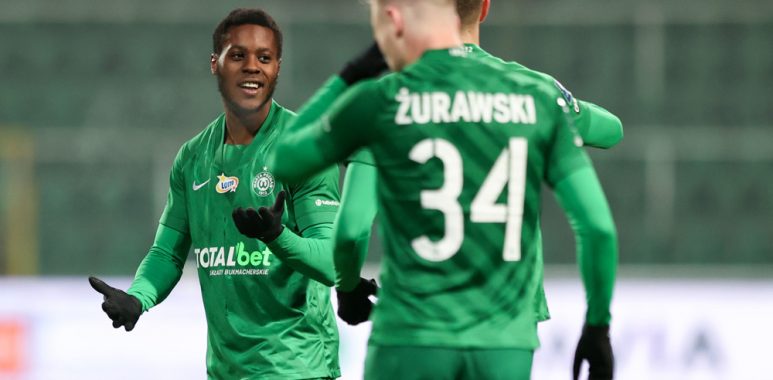 Warta Poznań - Wisła Płock 2:0. Makana Baku