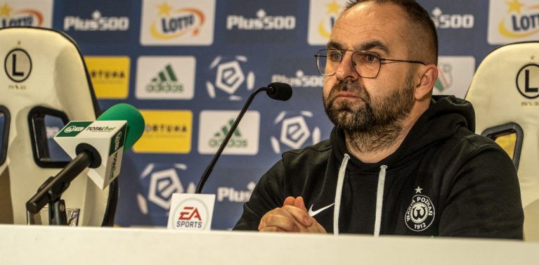 Trener Warty Poznań Piotr Tworek po meczu Legia Warszawa - Warta Poznań