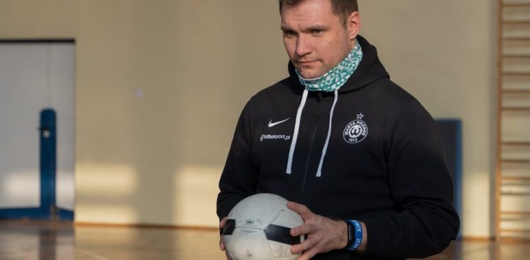 Łukasz Nowak trener Akademii Warty Poznań