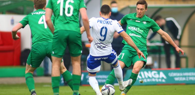 Warta Poznań - Stal Mielec 0:0. Mateusz Kupczak