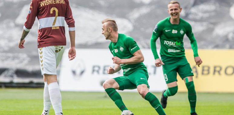 Górnik Zabrze - Warta Poznań 1:2. Jan Grzesik i Mateusz Kuzimski