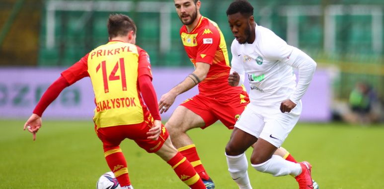Warta Poznań - Jagiellonia Białystok 2:0. Makana Baku