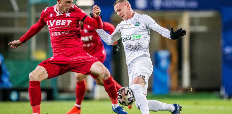 Warta Poznań - Wisła Kraków. Mateusz Kuzimski