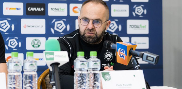 Warta Poznań - Jagiellonia Białystok 2:0. Trener Warty Poznań, Piotr Tworek