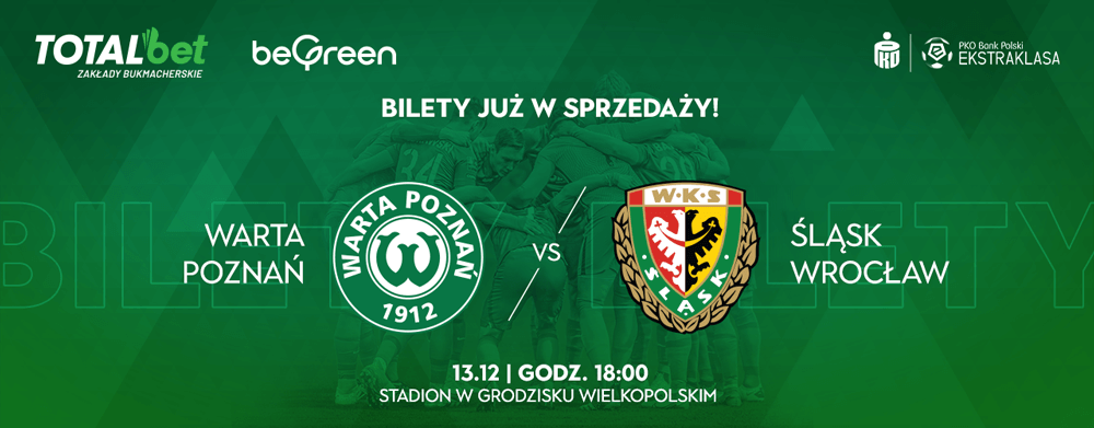 Kup bilet na mecz Warta Poznań - Śląsk Wrocław