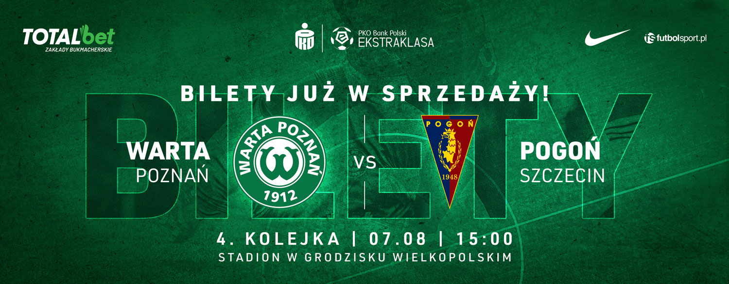 Kup bilet na mecz Warta Poznań - Pogoń Szczecin