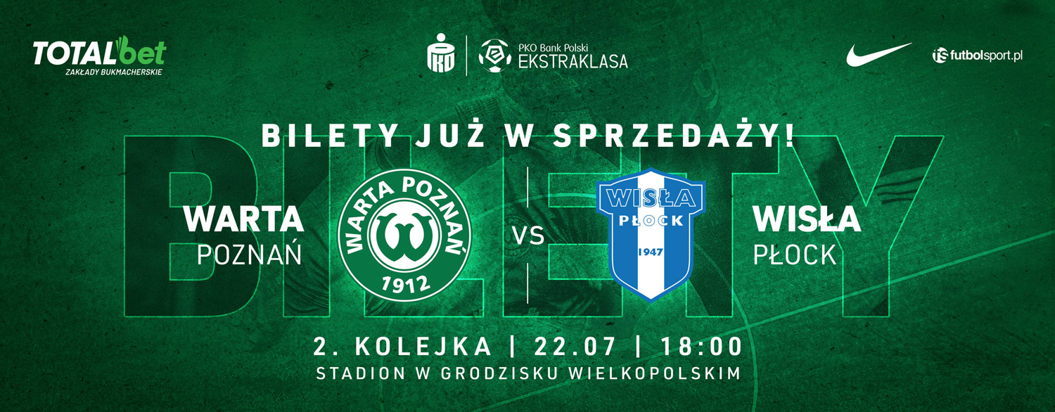 Bilety na mecz Warta Poznań - Wisła Płock