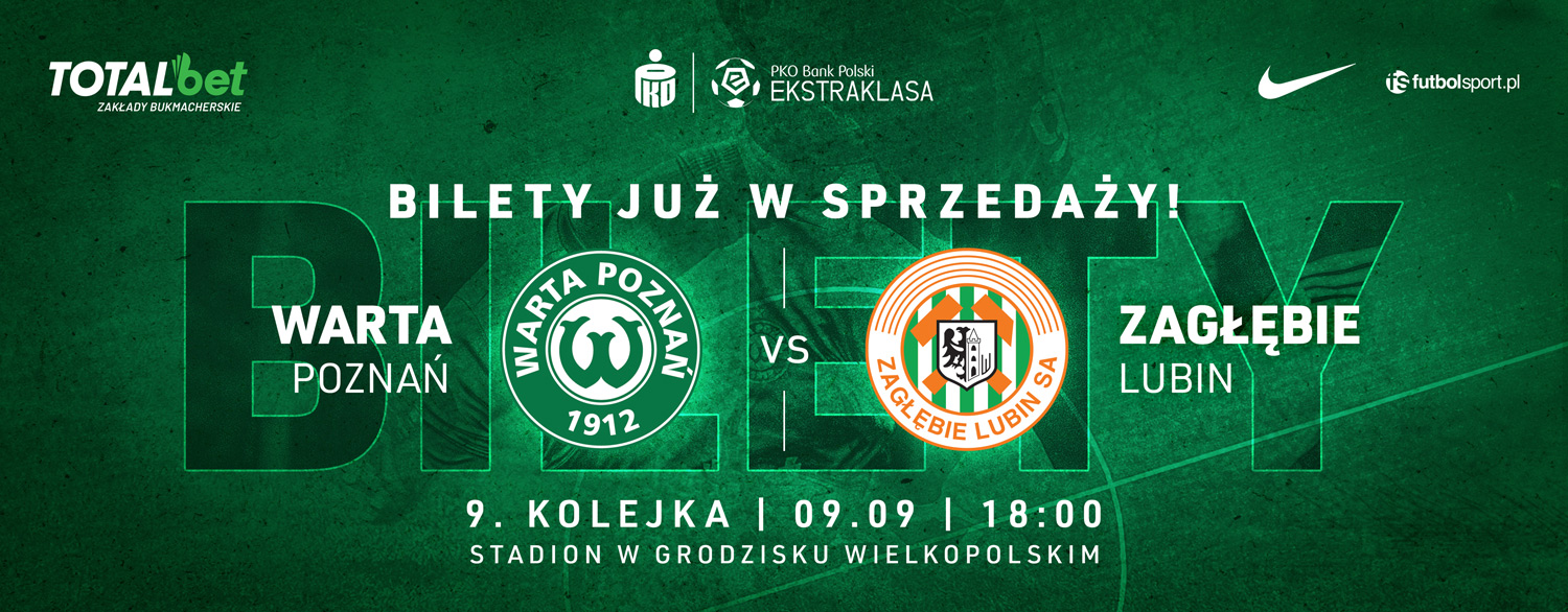 Bilet na mecz Warta Poznań - Zagłębie Lubin