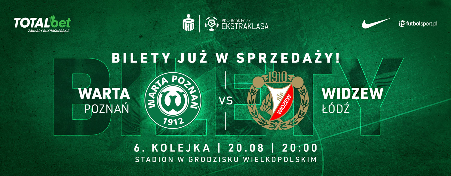 Bilety na mecz Warta Poznań - Widzew Łódź