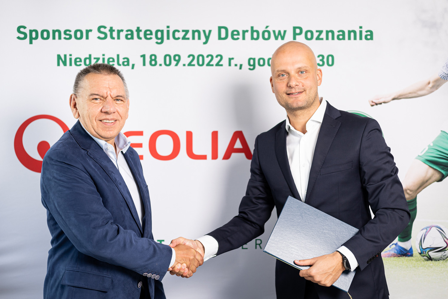 Veolia sponsorem strategicznym derbów Poznania. Bartosz Wolny, Jan Pic