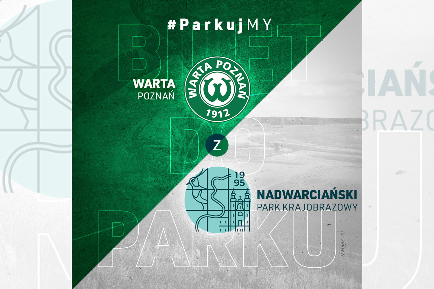 Warta Poznań #ParkujMY – bilet na derby Poznania z zaproszeniem do Nadwarciańskiego Parku Krajobrazowego
