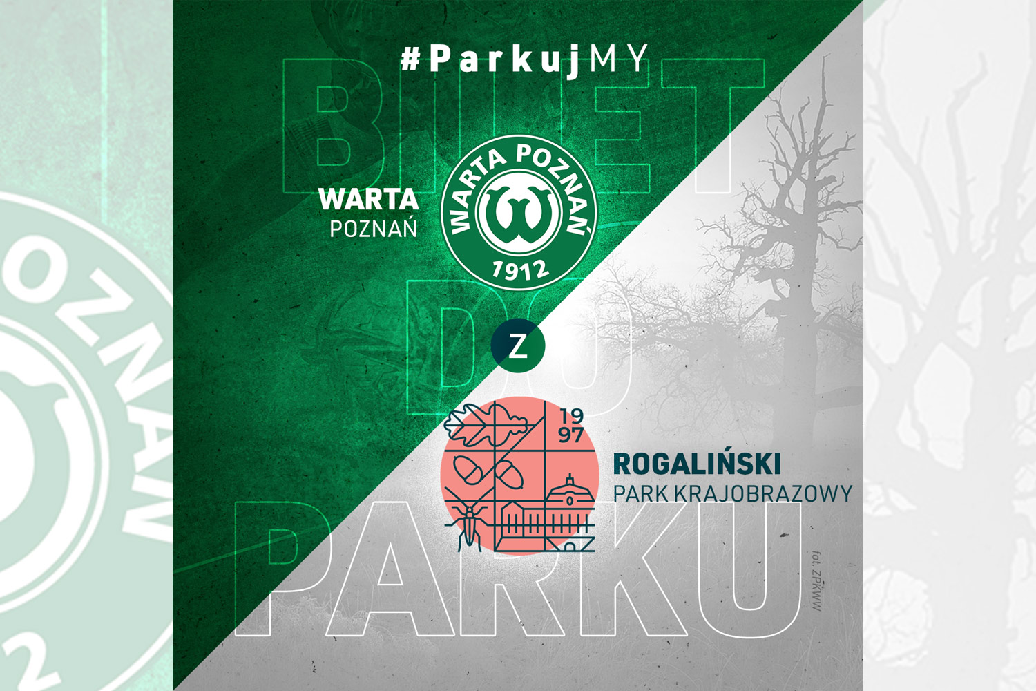 #ParkujMY – bilet na mecz z Rakowem Częstochowa z zaproszeniem do Rogalińskiego Parku Krajobrazowego
