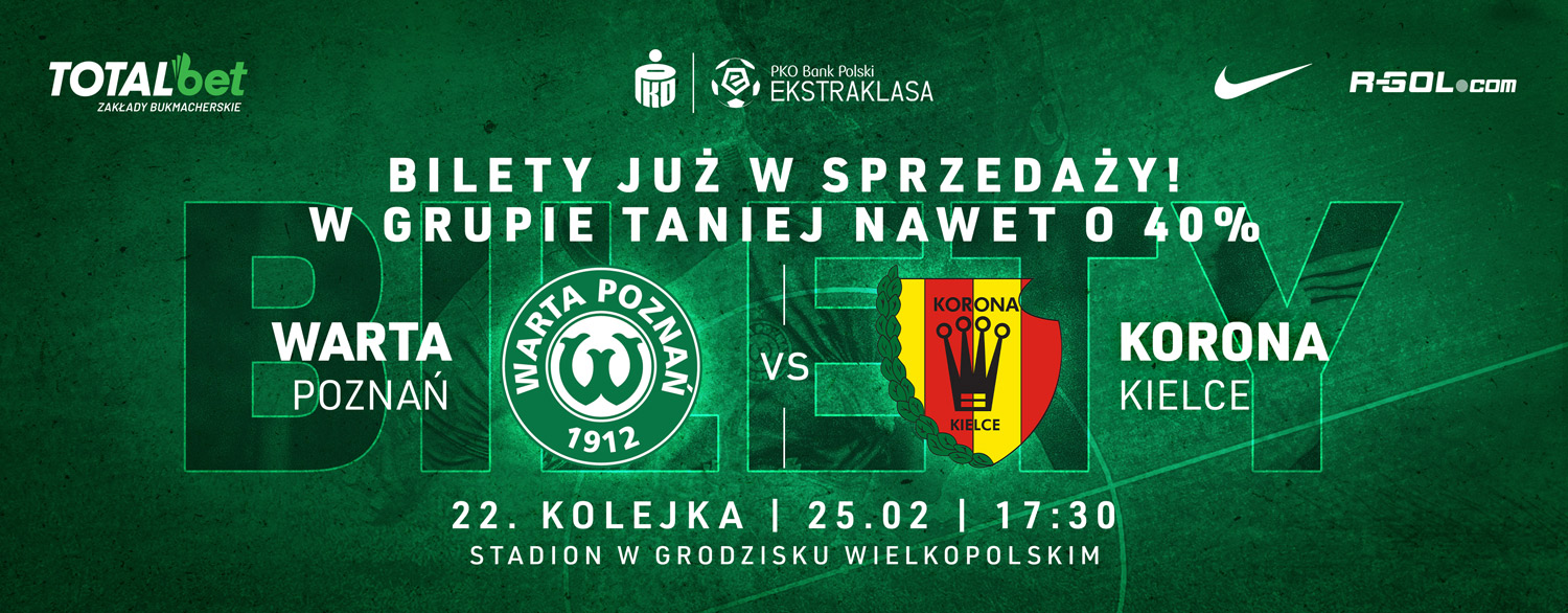 Kup bilet na mecz Warta Poznań - Korona Kielce