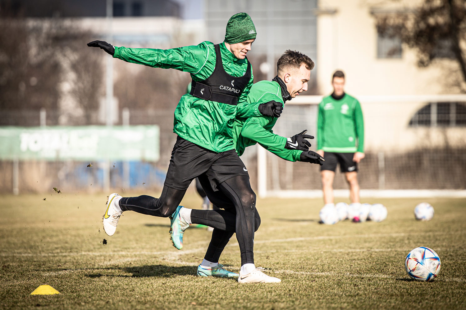 Trening Warty Poznań przed meczem z Pogonią Szczecin