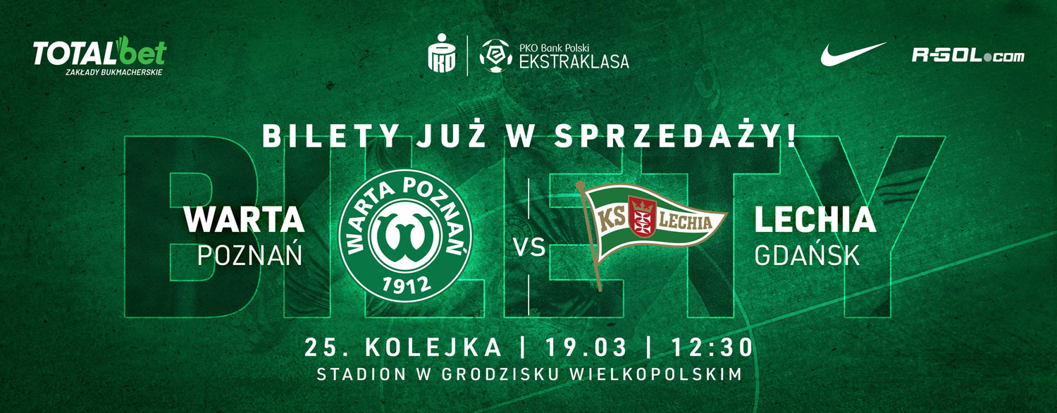 Bilety na mecz Warta Poznań - Lechia Gdańsk