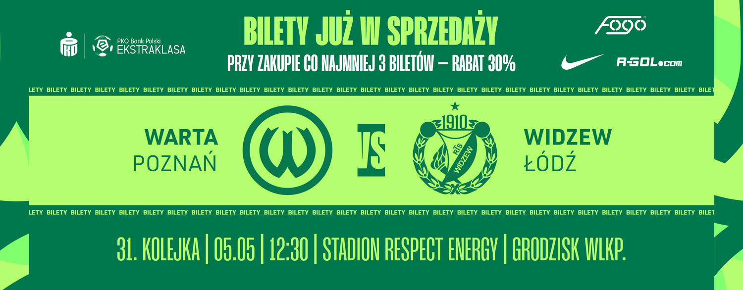 Bilet na mecz Warta Poznań - Widzew Łódź