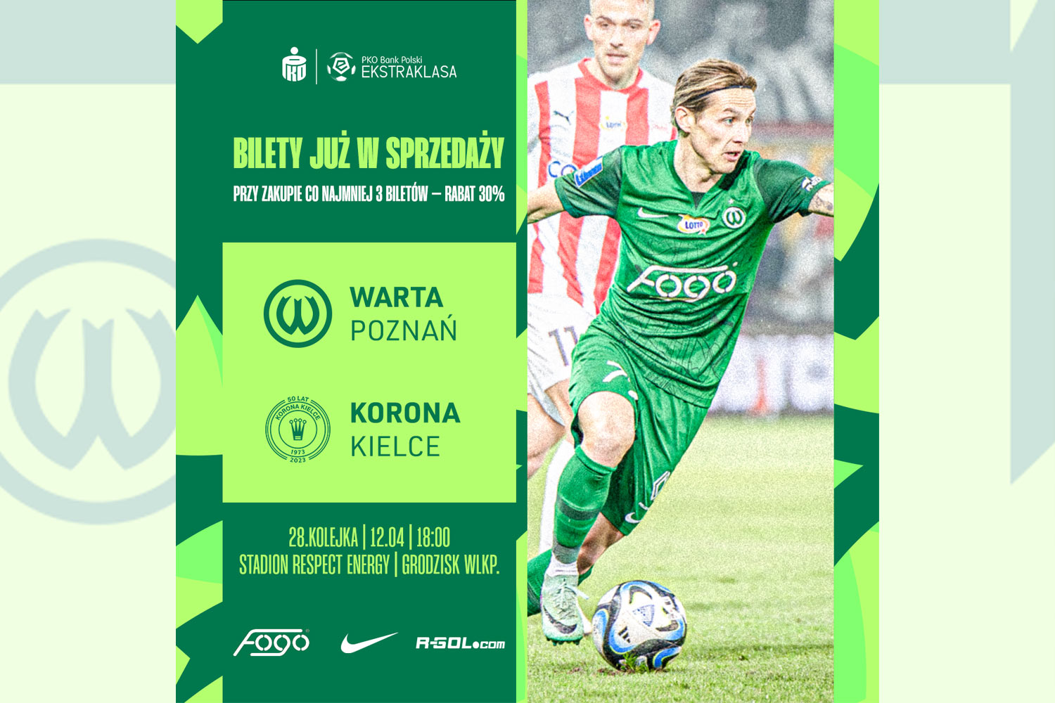 Bilety na mecz Warta Poznań - Korona Kielce
